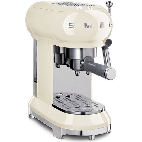SMEG Machine a cafe Expresso Annees 50, Creme ECF01CREU (1/5)