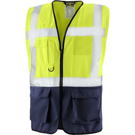 teXXor® 4211 teXXor® Warnschutz-Weste NEWCASTLE Gr. XL leuchtgelb Zertif