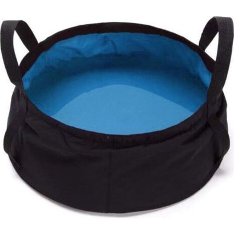 Bassin Pliable Portable Étanche Seau Pliant Camping Extérieur Peche Voyage 8.5 litres (1/4)