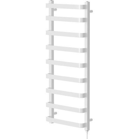Milton White 1200mm x 500mm Electric Heated Towel Rail (1/5)