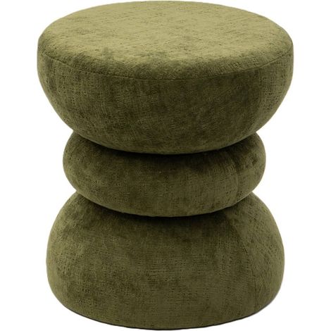 Totem pouf ritem kaki - Atmosphera créateur d'intérieur (1/3)