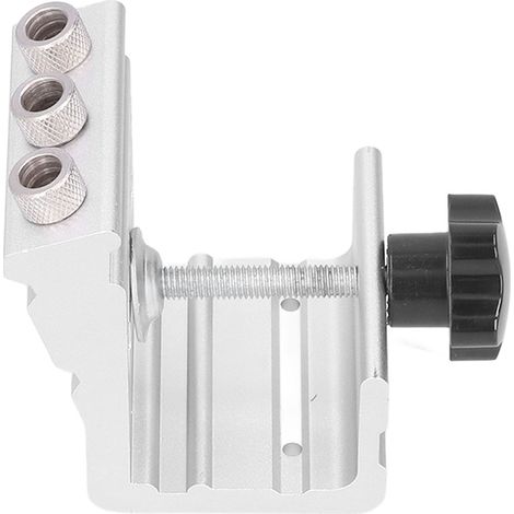 Kit 3-en-1 pour perçage de trous, gabarit de perçage bois haute efficacité, serrage pratique, longue durée de vie, guide perceuse multifonction (1/5)