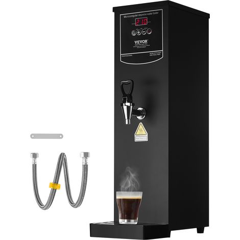 VEVOR Distributeur deEau Chaude Electrique, Fontaine a Eau Chaude sur Reseau 15 L avec Debit 50 L/h, pour Cafe The Restauration Bureau, Bouilloire Electrique Commerciale Chauffe Rapide par Paliers (1/5)
