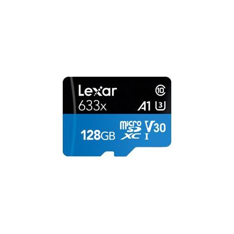 128GB Scheda MicroSD Lexar High-Performance 633x (1/4)