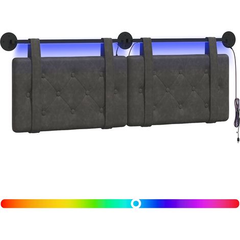 Maison Exclusive - Testiera sospesa Nero PU Antico (1/5)