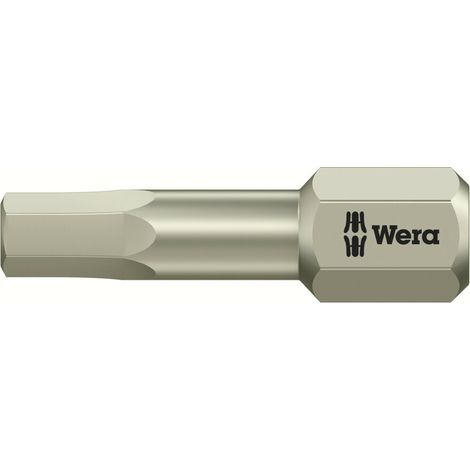 Wera 3840/1 TS 6KT-Bits, Edelstahl, Schlüsselweite (zöllig) 5/32", Länge 25 mm 10 Stk (1/5)