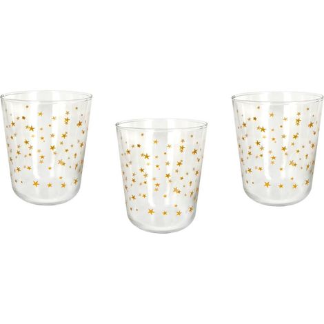 Set 3 Bicchieri da Tavola Natale Gold Sky Velo 310 cc Cerve (1/2)