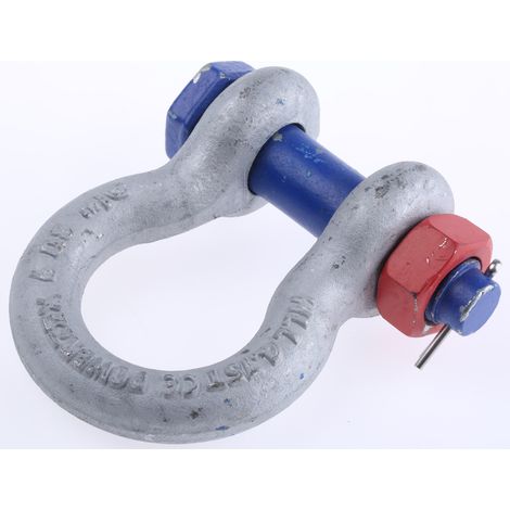 Manille en Acier Zingué, 4.75t ( Prix pour 1 )