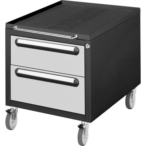 STIER Rollcontainer Premium mit 2 Schubladen BxTxH 480x600x540 mm (1/4)