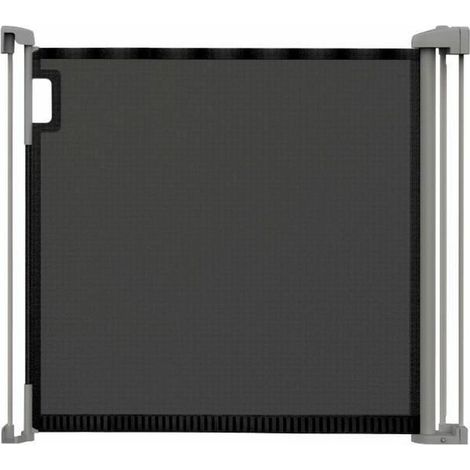 Ingenuity Sicherheitsschranke schwarz ausziehbar 136 cm