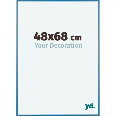 yd. - Cadre photo 48x68 - Blue Acier - Aluminium - Kent