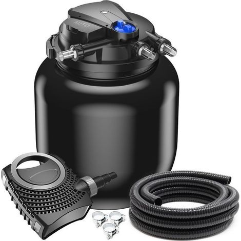 Kit Filtration Bassins De jardin, Sous Pression, UV 55W, Jusqu'à 100000 Litres (1/5)
