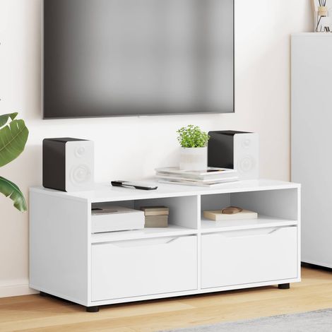 vidaXL Mobile TV Bianco 100 x 48 x 43 cm Legno multistrato (1/5)