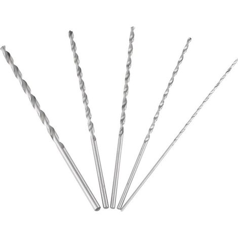 Forets, Forets Hélicoïdaux à Tige Droite En Acier Extra Long De 2-5 Mm Extra Longs Pour le Bois- (1/5)