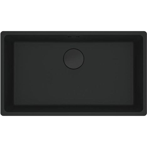 Franke Einbaubecken Maris MRG 210-72 Fragranit flächenbündig einbaubar, Black Matt - Black Collection, Handbedienung