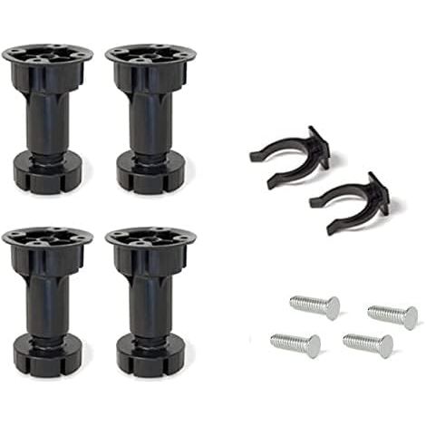 Piedi plastica h12 con vite pz4
