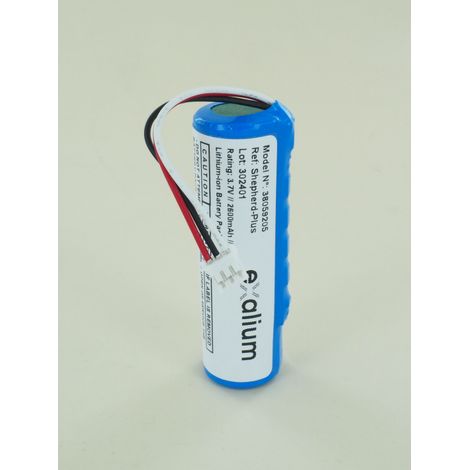 Batterie 3.7V 2.6Ah Li-Ion pour Centrale alarme Crow Shepherd Plus