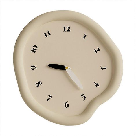Horloge murale nordique au design simple et silencieux (1/5)