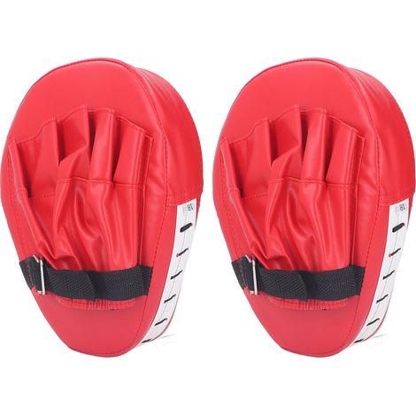 Gants de frappe de boxe 45 cm, cible de frappe haute densité en arc de cercle, légers, pour la boxe et le taekwondo. (1/5)