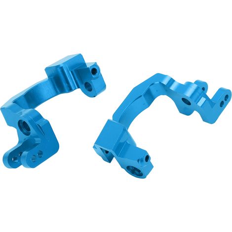 Set mit 2 hochfesten Hinterradnaben aus Aluminiumlegierung, präzisionsgefertigt (CNC), für 1:10 RC-Cars (blau). Einfache Montage. Leicht und einfach zu montieren. (1/5)