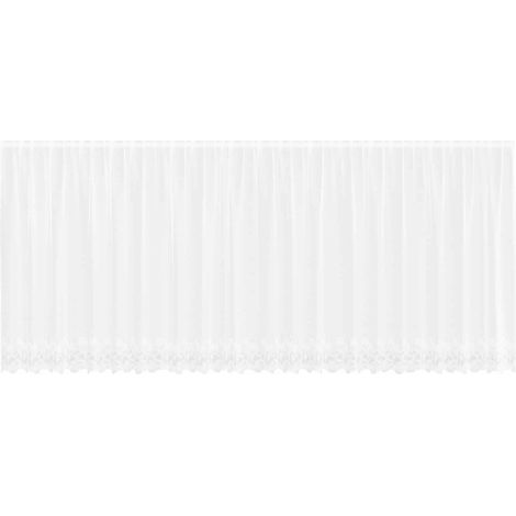 Maison Exclusive - Tenda in Pizzo con tende Bianco 160 x 600 cm Poliestere