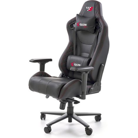 Fauteuil de gaming design en éco-cuir noir Snake (1/5)