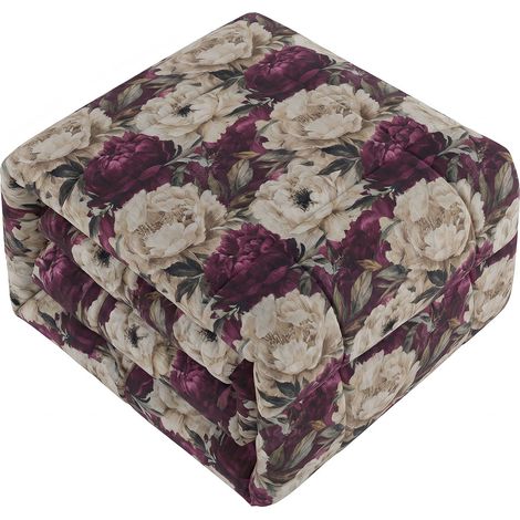 Trapunta Invernale Infinity Matrimoniale 260x260 cm in Poliestere Peonies (1/3)