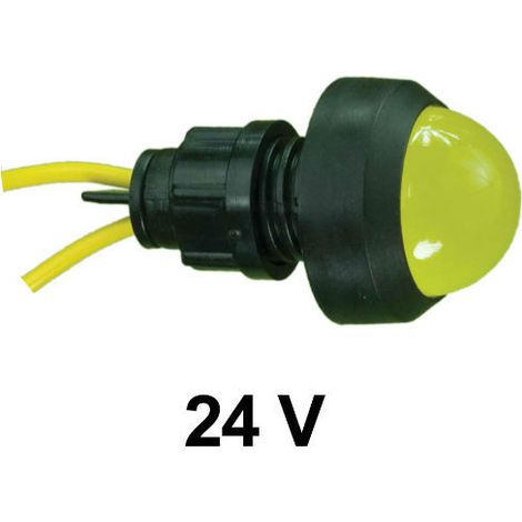 Lampe Contrôle Jaune Klp-20 - 24v - Neuf - Signalisation - Électrique (1/5)
