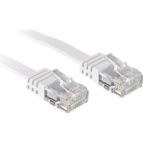 Lindy3m Cat.6 - Cavo di rete (3 m, Cat6, RJ-45, RJ-45, Bianco) (1/5)