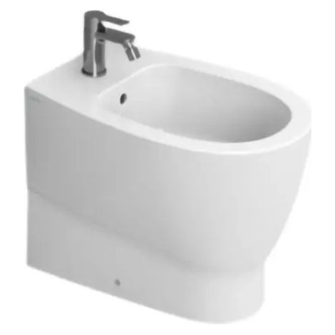 Bidet a terra filo parete in ceramica bianca serie demy CERAMICA DOLOMITE