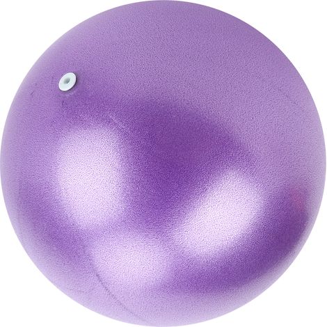 Ballon de Yoga 25cm Antidérapant et Résistant pour Grossesse et Pilates (Violet) (1/5)