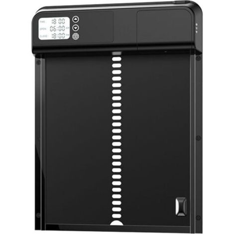 Automatic Chicken Coop Door with Programmable LCD Screen, Waterproof, Aluminum Alloy, Battery Powered, Timer Control, Anti-Pinch Function