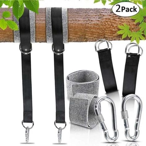 Outdoor Hammock Straps, 150 cm Length, with Suspension Straps for Swings/Tree Protectors (1/4)
