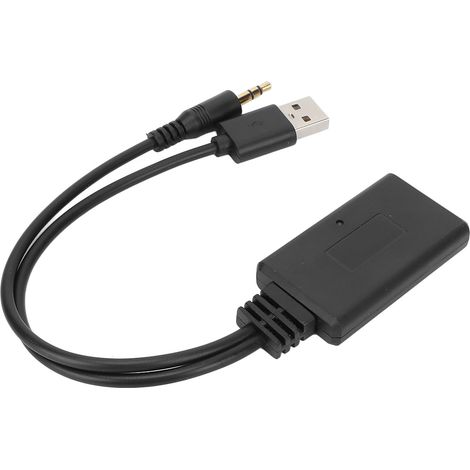 Autoradio AUX Bluetooth 5.0 avec prise jack 3,5 mm, autoradio stéréo haut de gamme et microphone intégré. (1/5)
