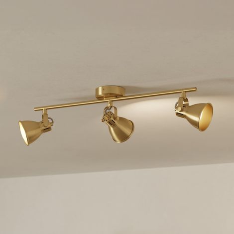 [NEUWERTIG] B-Ware EGLO Seras Deckenspot Deckenlampe Deckenleuchte Strahler Lampe Leuchte gold G964 (1/2)
