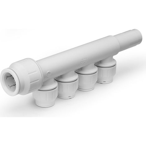 John Guest Speedfit 22mm x 15mm 4 Port Manifold With Stem PEM582215CW (1/3)