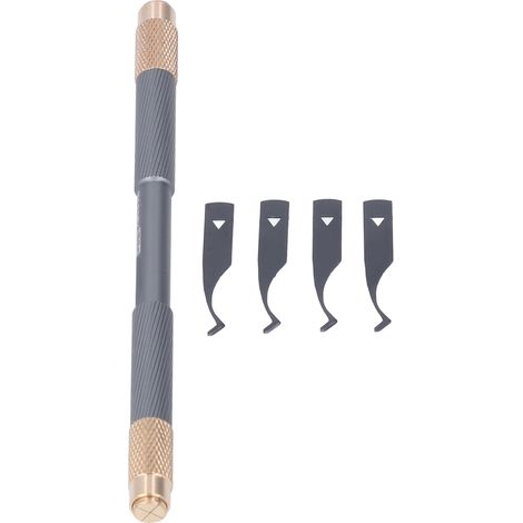 Kit d'outils de réparation de puces BGA (lame fine pour CPU) - Gris (1/5)