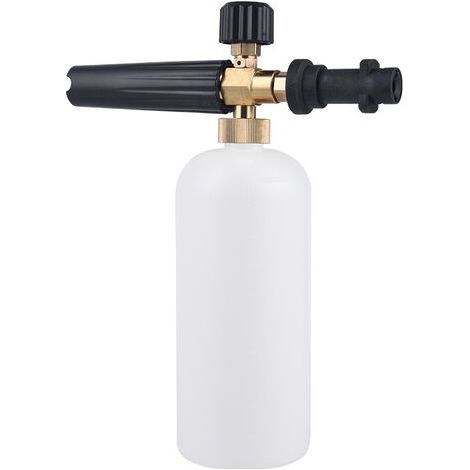 Canon à Mousse Foam Lance Compatible avec Kärcher K2 K3 K4 K5 K6 K7, 1L Pistolet à Mousse avec Buse Réglable, Accessoire pour Nettoyeurs Haute Pression pour Lavage de Voiture (1/5)