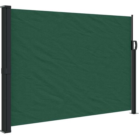 Auvent latéral Marquise - rétractable vert foncé 140x500 cm fr3127 - Maison La Vie (1/5)