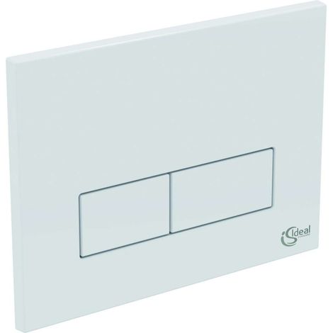 Ideal Standard - Pulsador de descarga Ideal System mecánico, blanco W3708AC (1/4)