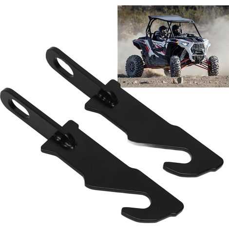 Schwarze 3,5-Zoll-Sicherheitsschlösser (Paar, links und rechts) für Polaris RZR XP 4 1000/900 2014-2023 (1/5)