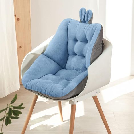 Seat Cushion for Office Chair, Car Seat Cushion for Wheelchair, Lumbar Cushions for Pain Relief and Support for Legs, Hips, Tailbone or Back (Blue) (1/5)