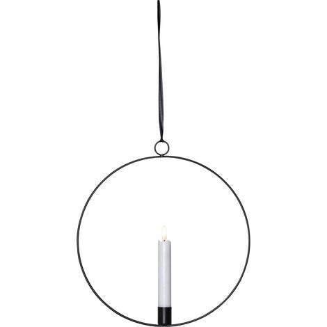 LED Lichterkranz -Flamme Ring', schwarz, 30cm (1/5)
