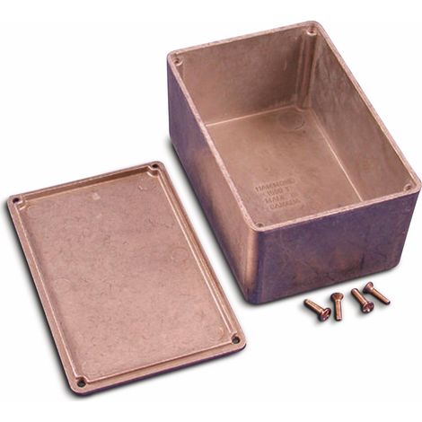 HAMMOND Aluminium-Gehäuse, 1590T, 120,5x79,5x59 mm