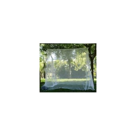 Moustiquaire extérieure XXL 220x200cm – Polyester léger et respirant – Pour balcons, pergolas, piscines et jardins - Camping-220200200cm (1/4)