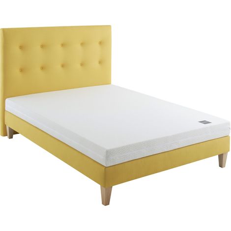 Ensemble matelas junior mousse, sommier, pieds et tête de lit Aurore 100 - SOMEO 140x200 (1/5)