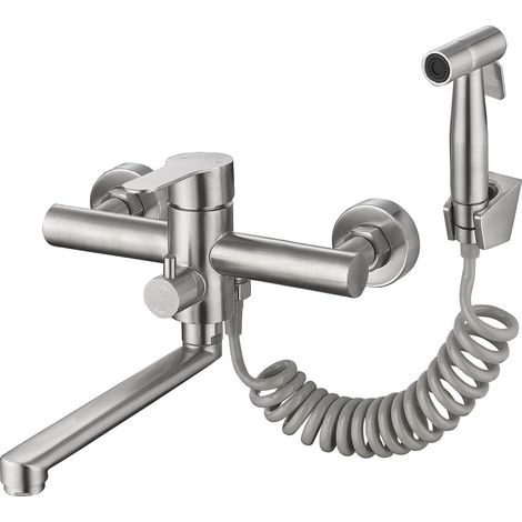 Siege de Douche Mural Rabattable,Tabouret de Douche Pliable Mural,Chaise De Douche Antidérapante pour Handicapé Personnes âgées - ferreux (1/5)