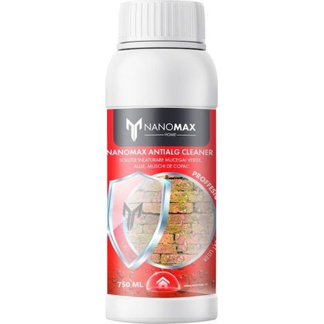 Détergent pour nettoyer la mousse verte, les moisissures, les bactéries, les micro-organismes et les taches noires, AntiAlg, NanoMax, 750 ml (1/5)