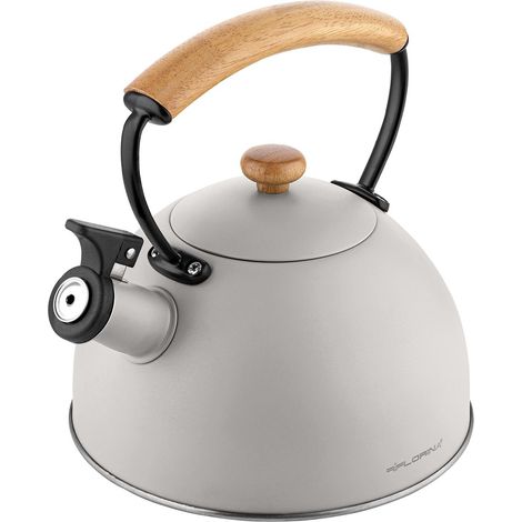Bollitore Florina Natura Line in acciaio inox per piani cottura a induzione e a gas, 2,3 l, grigio (1/5)