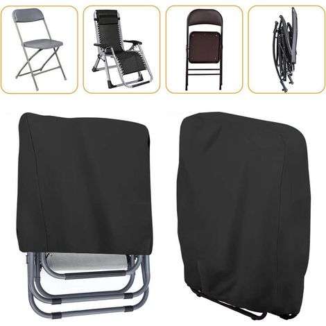 Housse de chaise pliante, housse imperméable pour chaise de jardin